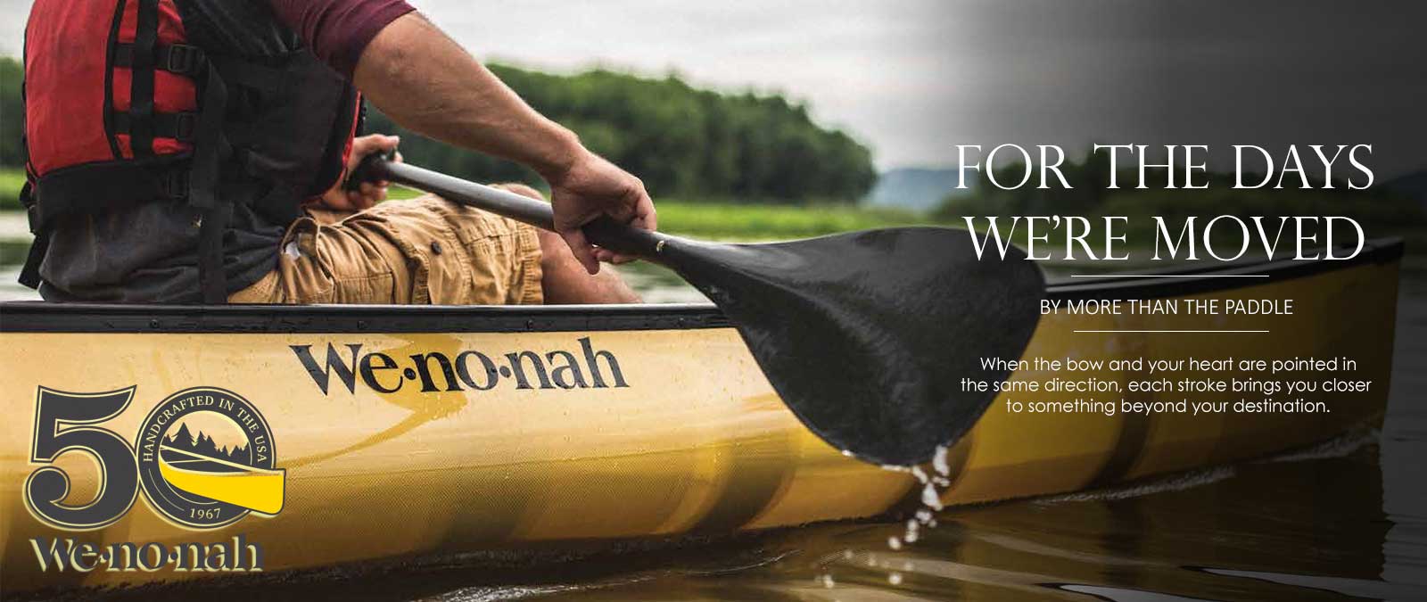 Wenonah Canoe manufactures canoes and paddling accessories for paddle 